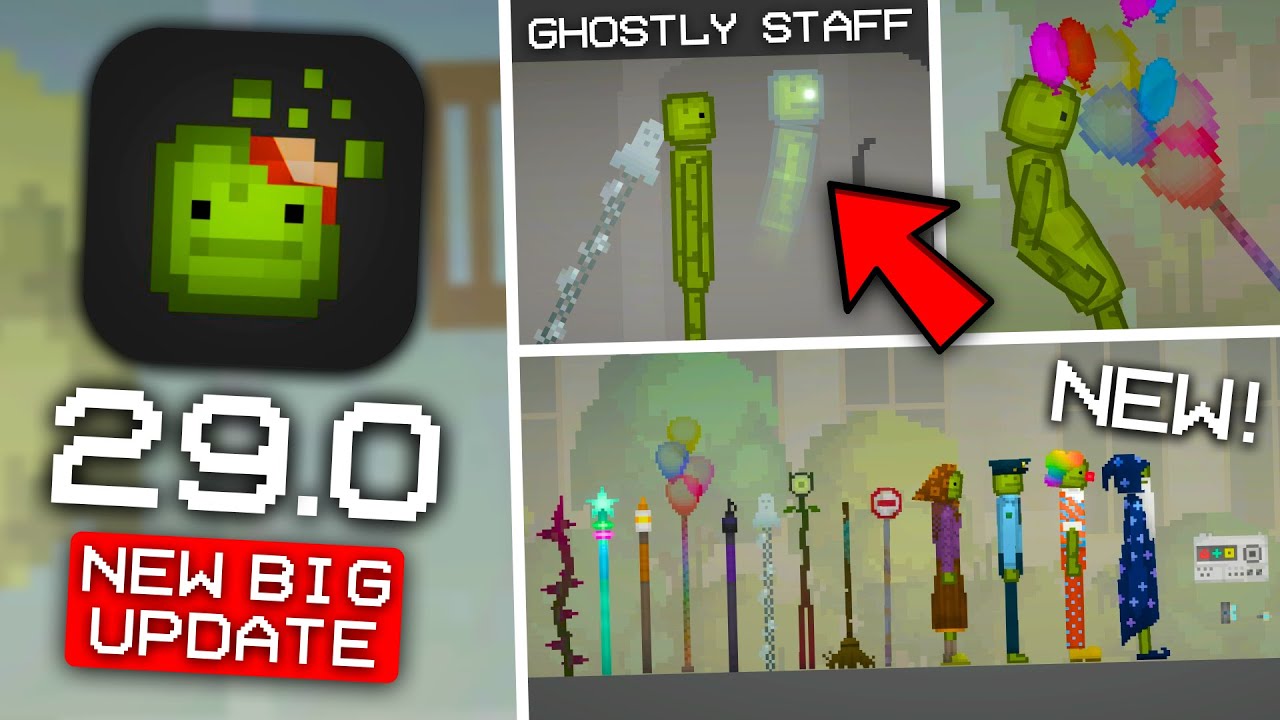 NEW UPDATE 29.0! NEW STAFFS! NEW MECHANISMS in Melon Playground