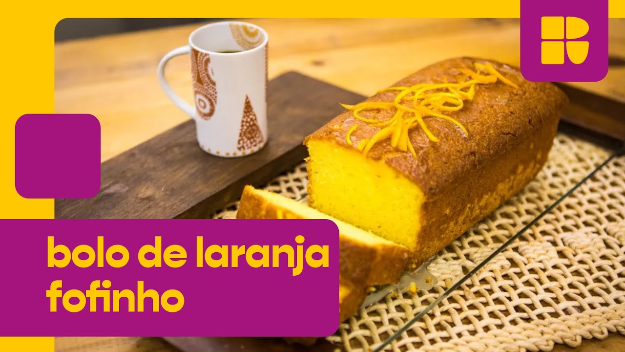 Bolo de laranja FOFINHO! 🍊 | É de Casa