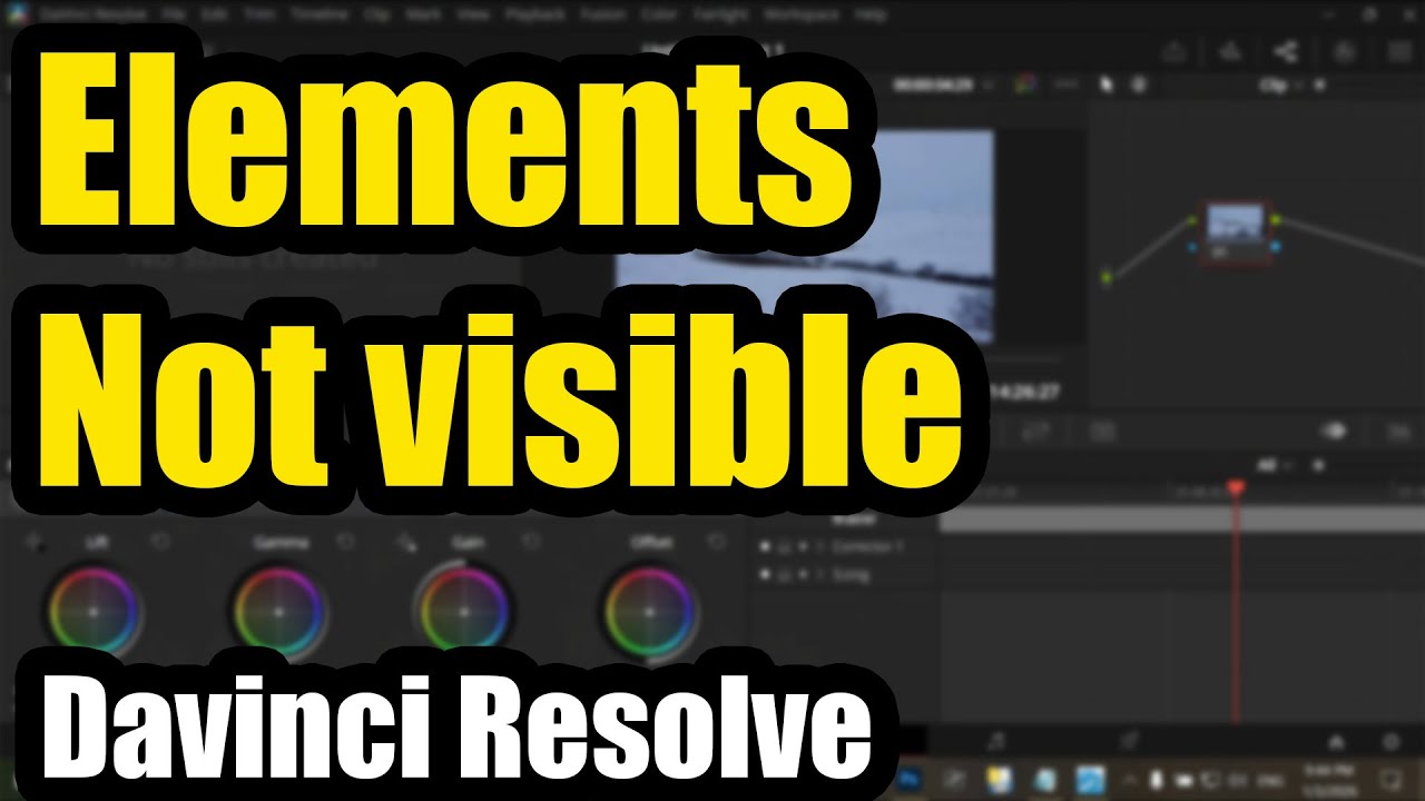 В DaVinci Resolve цветовые круги отображаются не полностью? Исправлена ​​проблема масштабирования...