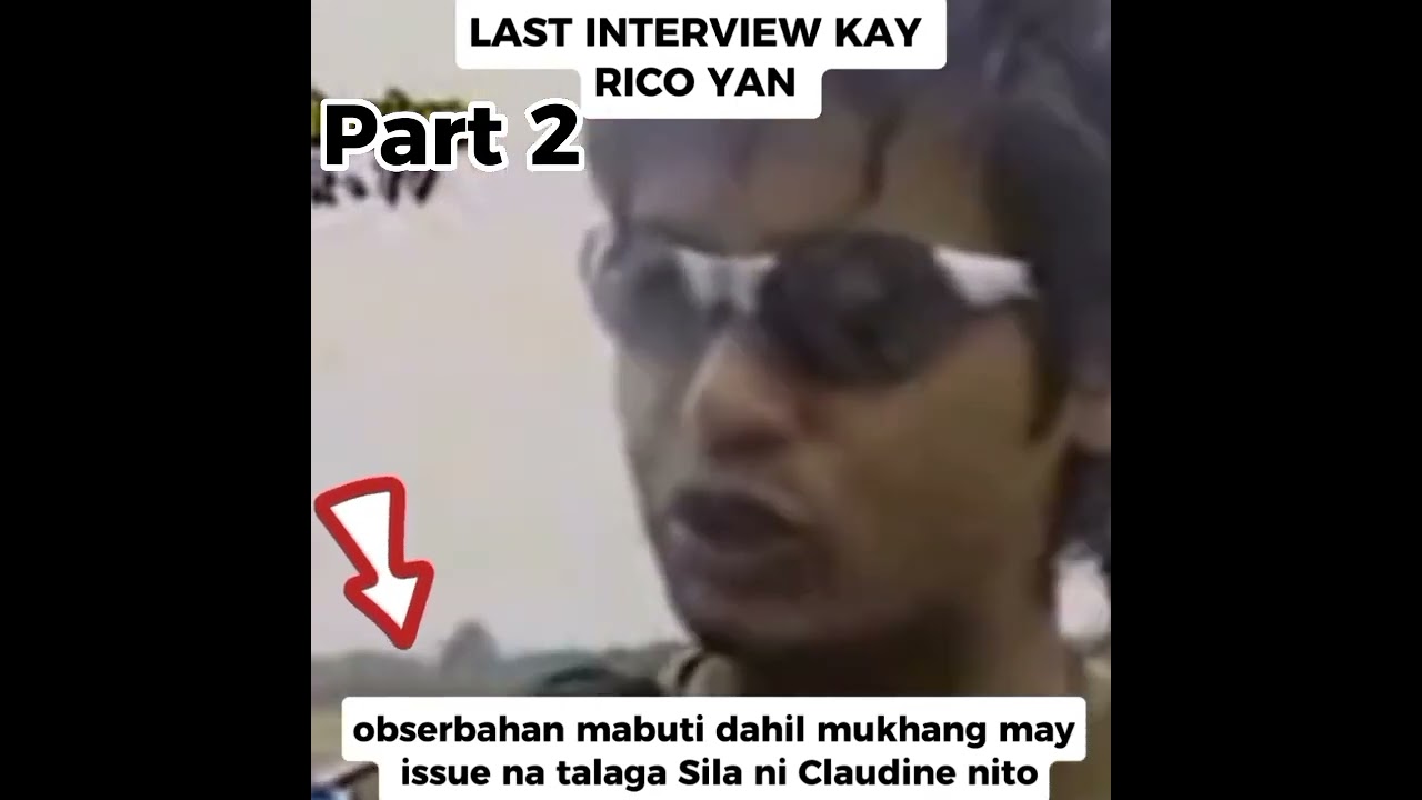 LAST INTERVIEW KAY RICO YAN PART 2 #trending #fypシ #ricoyan #claudinebarretto #trendingshorts