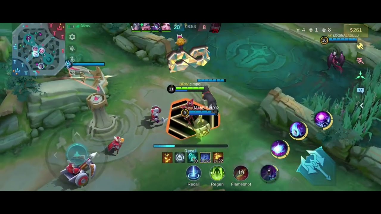 Cara MVP Mage hero zark