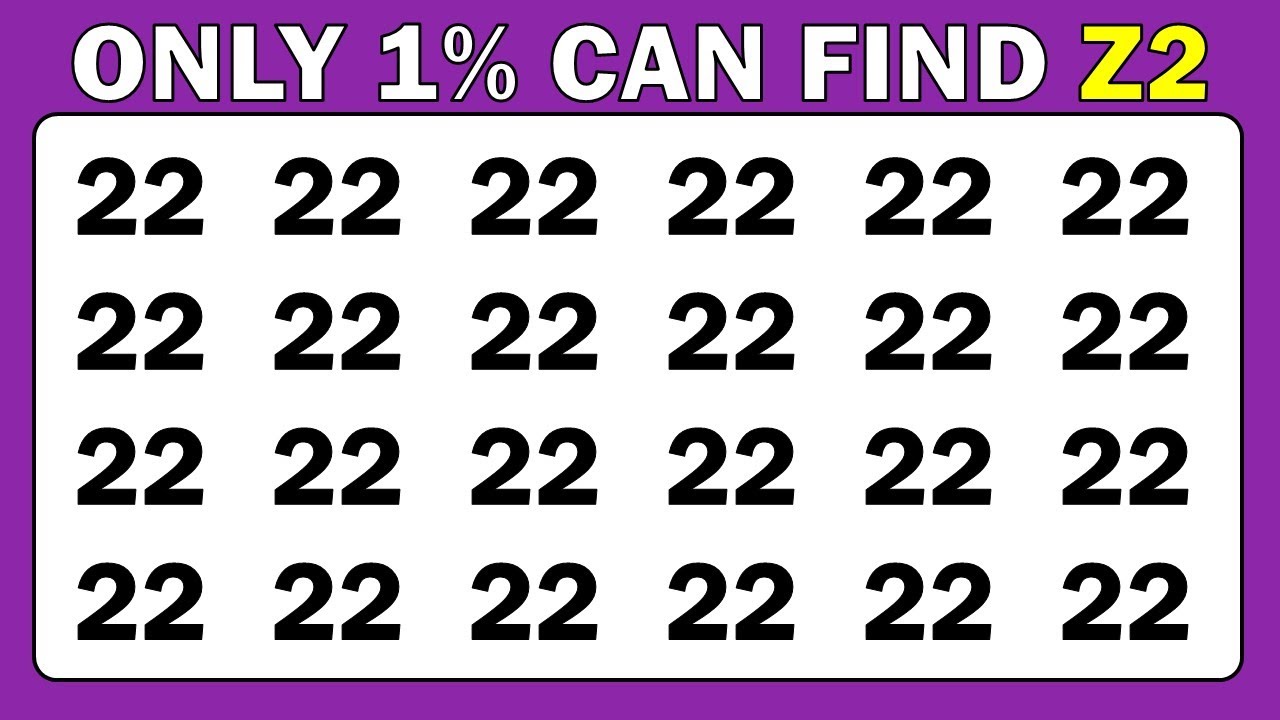 Find The Odd One Out | Challenge Your Observation Focus 👀💪 | Number and Letter Edition.