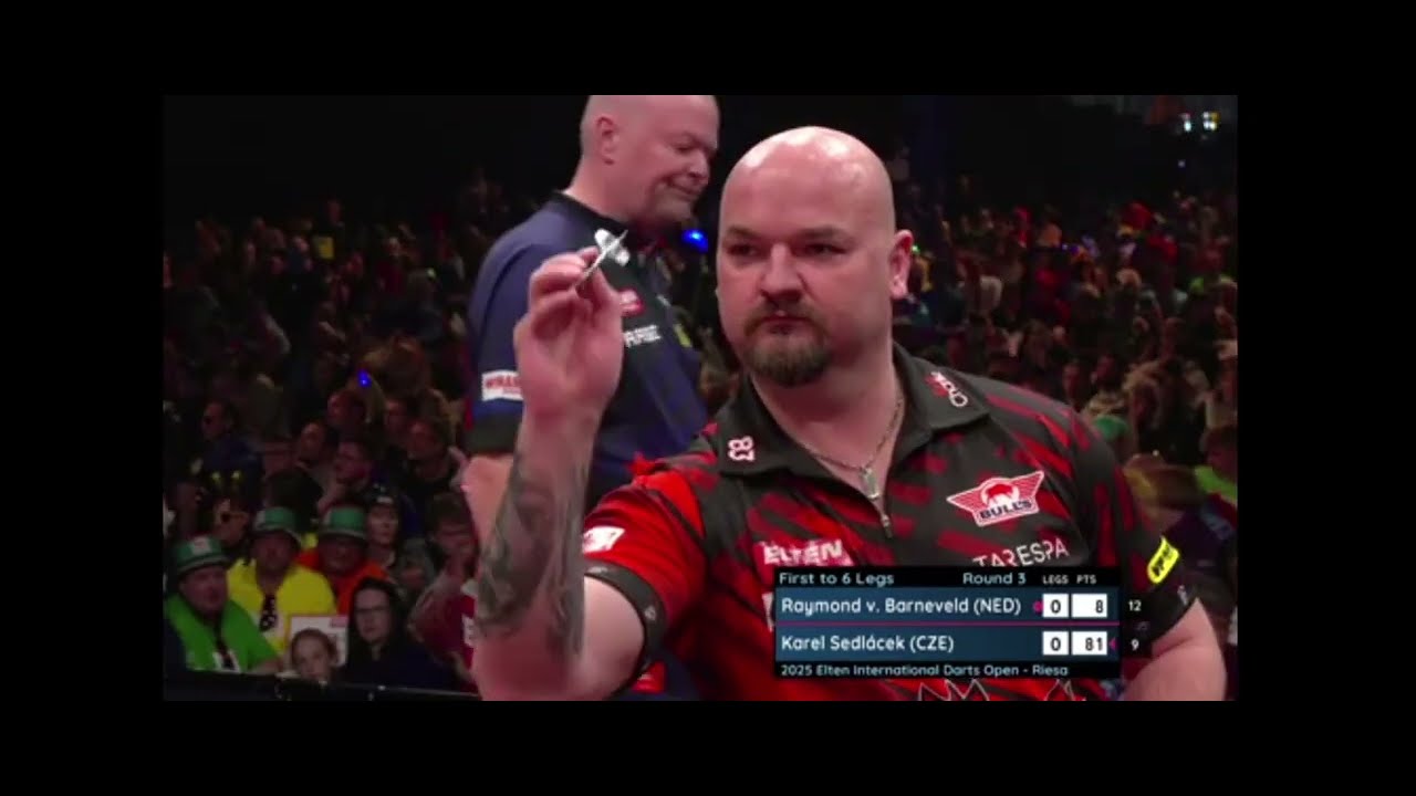 Karel Sedlacek v Raymond Van Barneveld - PDC European Tour Germany 04-2025