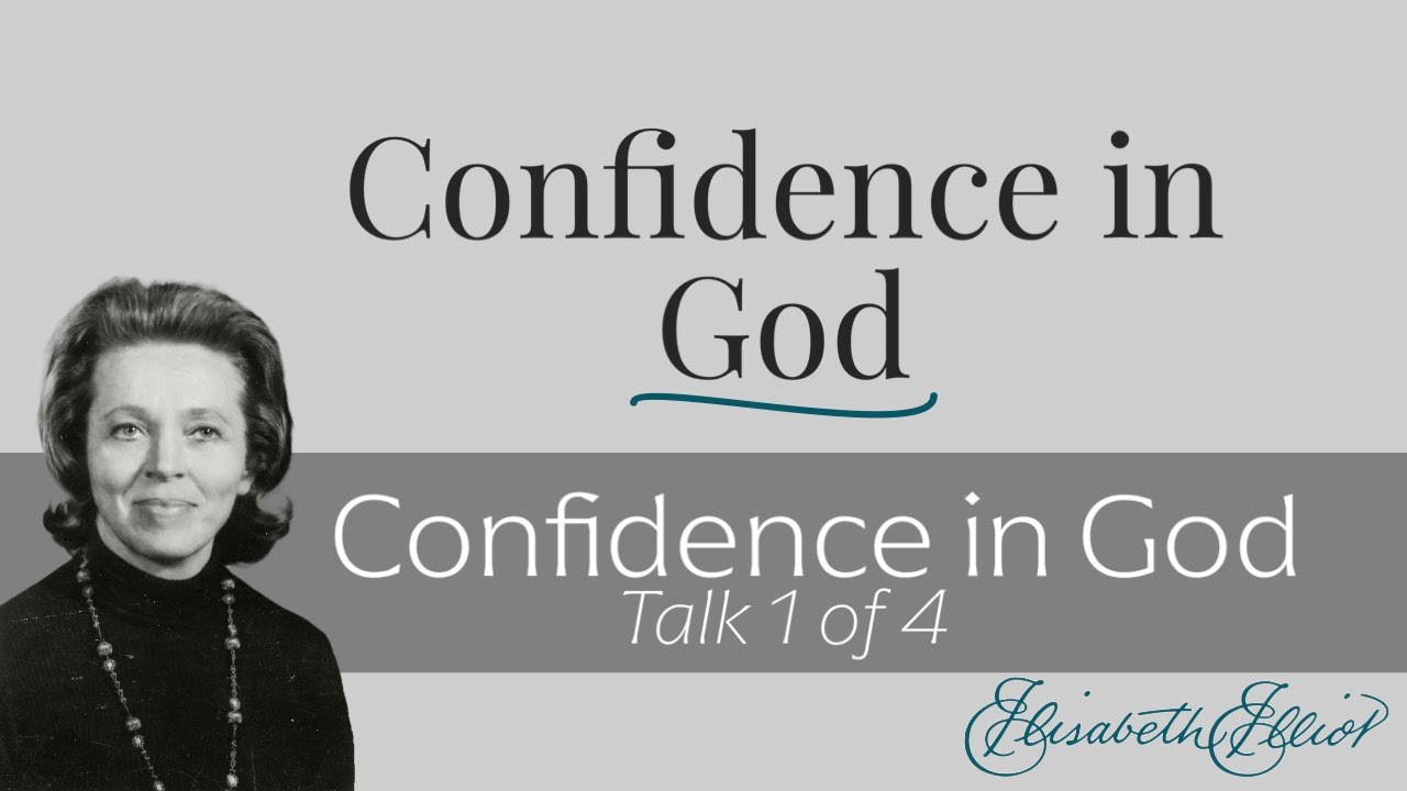 Confidence in God