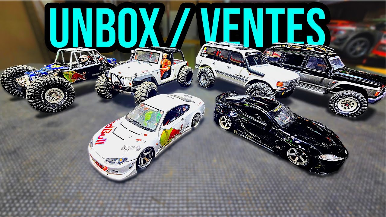 Machines unique imprévues et des pièces+++ SCX24 drift personnalisées unbox / vente (26/12/25)