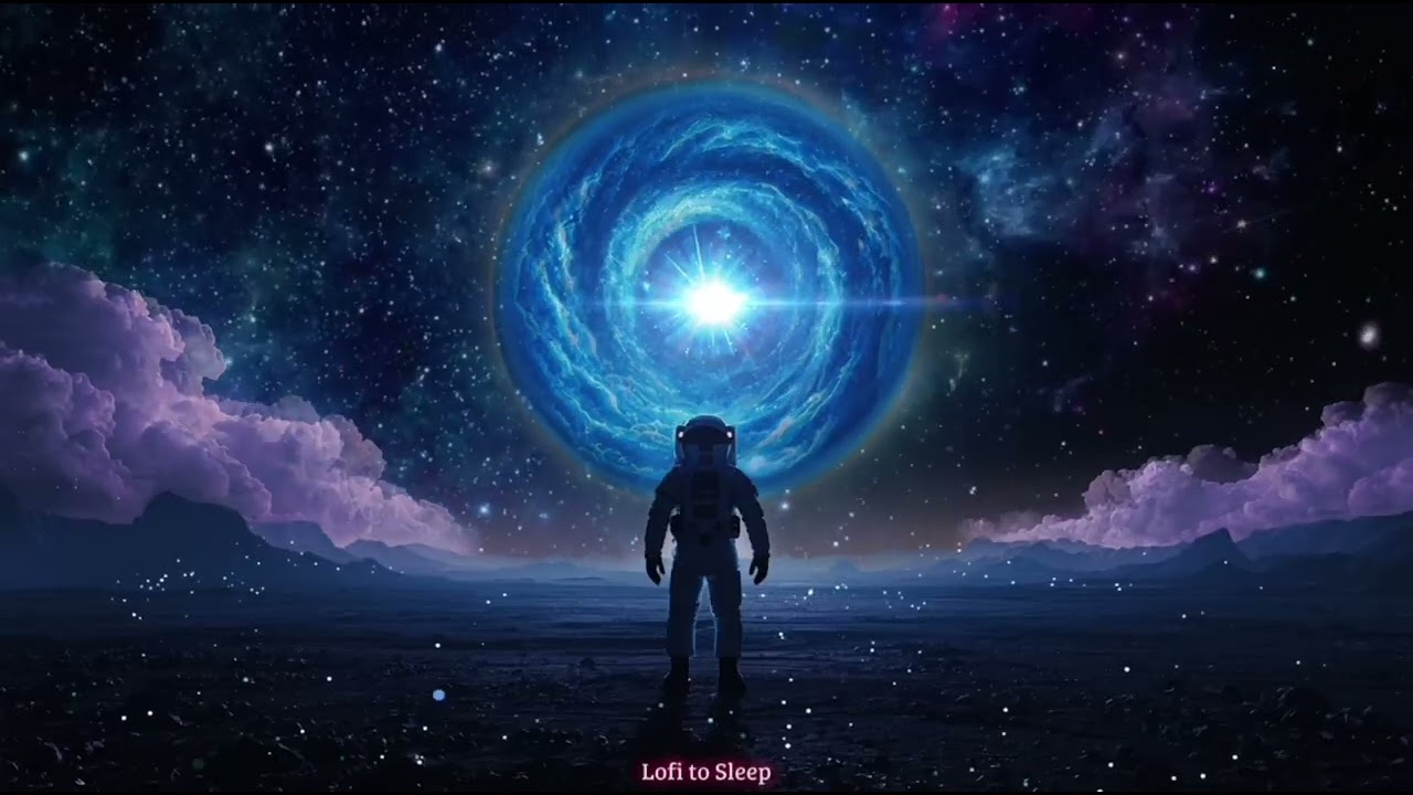 Cosmic Journey Through Deep Space: Cyberpunk Room Vibes