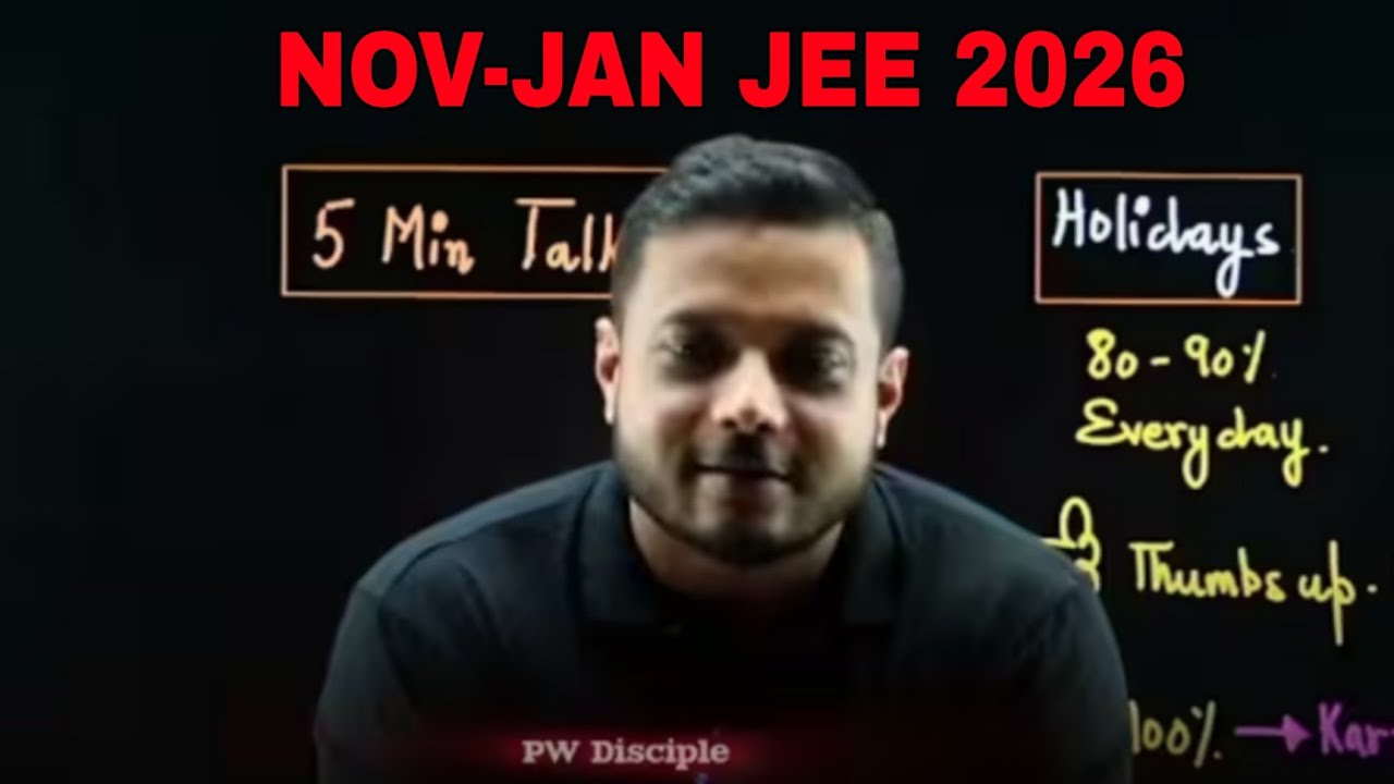 NOV-JAN JEE 2026⁉️ |03 MONTHS JEE Mains 😲 | IIT JEE | Rajwant Sir Motivation | Physicswallah