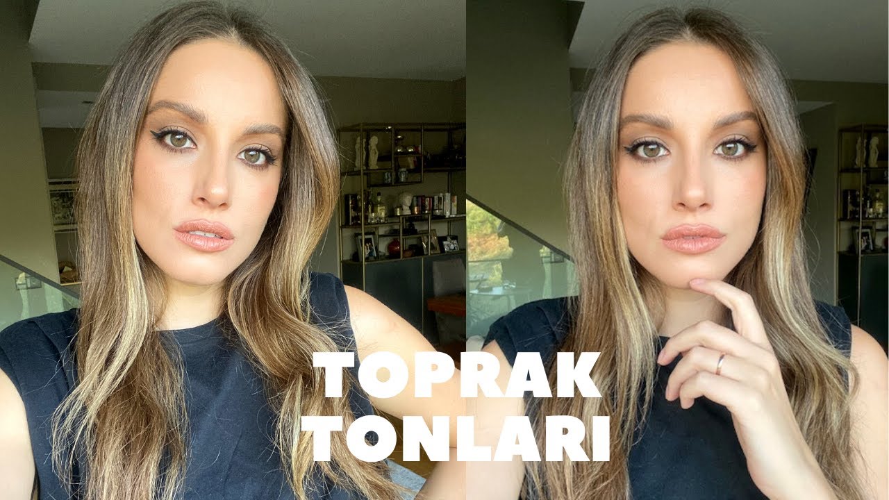 TOPRAK TONLARINDA MAKYAJ (Bol Konuşmalı , Uygun Fiyatlı Seçenekli Kahve Tonlarında Makyaj)
