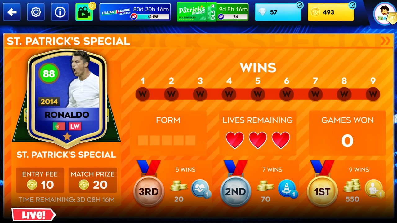 🟢 DLS 26 St. Patrick லக்கி டச்! க்ரீன் டீம் வெற்றி டார்கெட்! 🔥 Live Now!