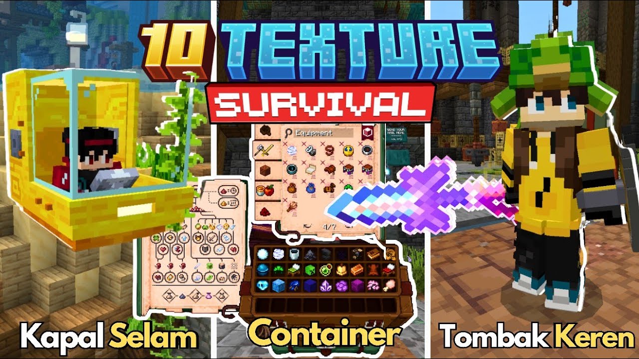 10 Texture Survival MCPE Yang Mungkin Kalian Cari