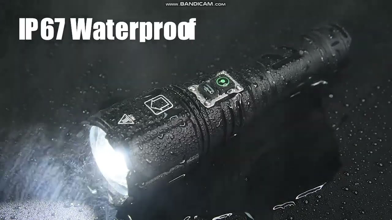 LED Flashlight Rechargeable, 120000 Lumens Super Bright Flashlight, Waterproof, Fast Charge,