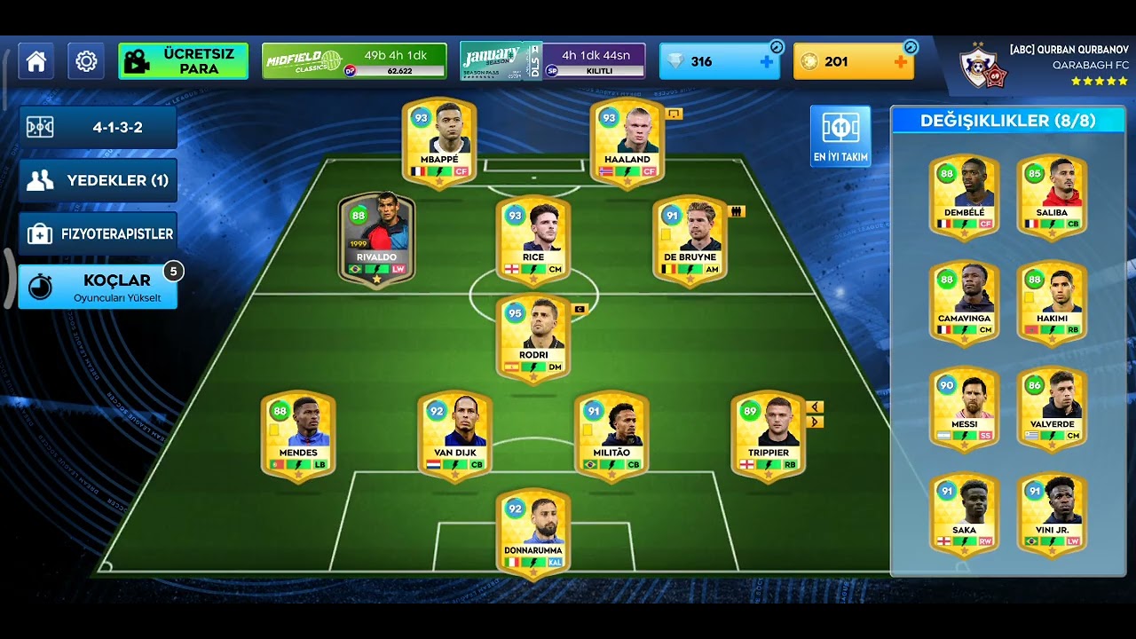 DLS 26 - Rivaldo Aldım Fulledim?! #dls26 