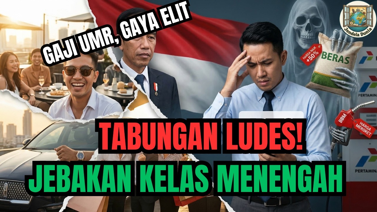 Kelas Menengah Indonesia Nyungsep: Ilusi Gaya Hidup vs Realita Pinjol & Inflasi