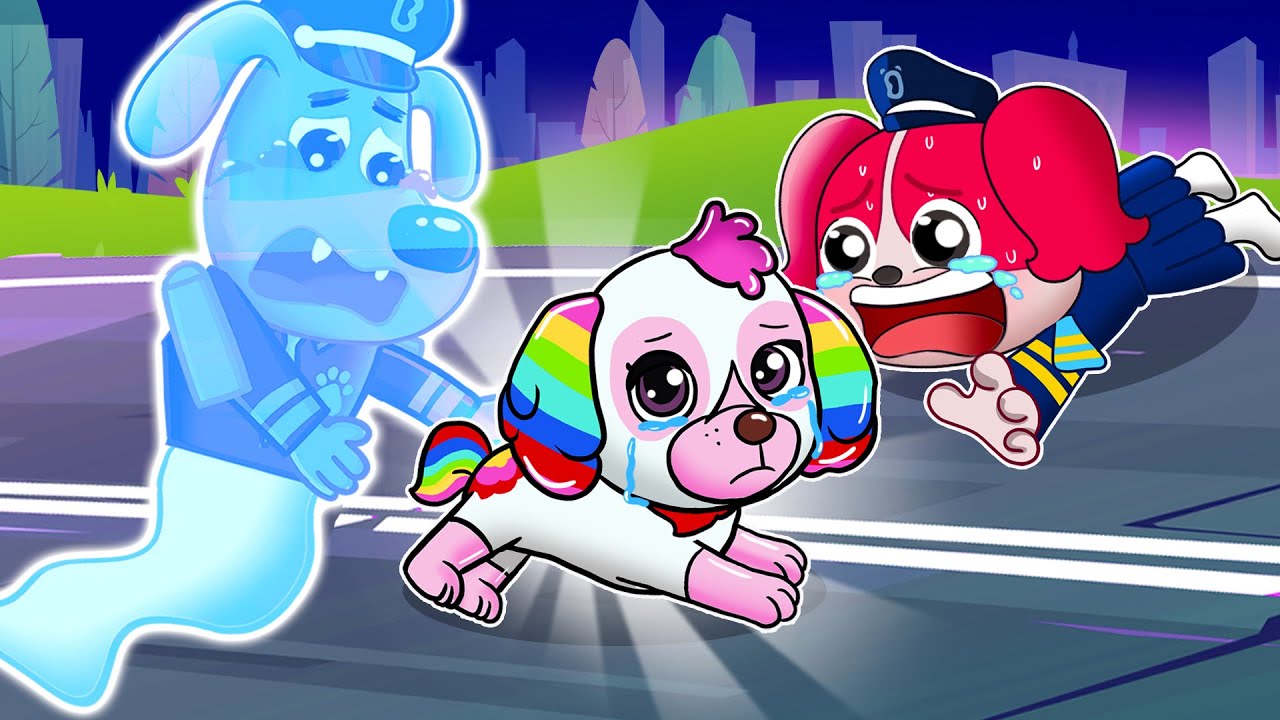 SHERIFF LABRADOR Turn Into A RAINBOW PUPPY?!! | VERY SAD STORY⚡Labrador Cartoon Story