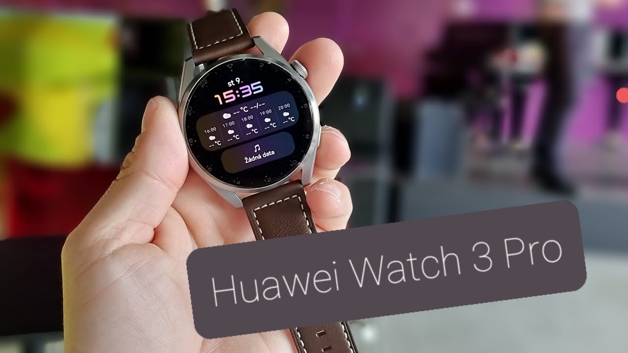 Huawei Watch 3 Pro Unboxing a prvn&iacute; pohled! ⌚