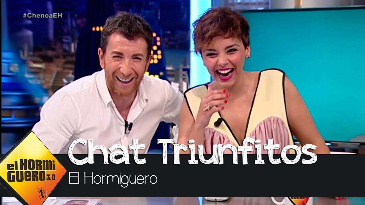 Chenoa le enseña a Pablo el grupo de Whatsapp que tiene con los 'triunfitos' - El Hormiguero 3.0