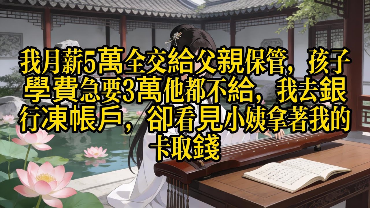 以為父親是在「幫我管錢」，真相卻是他在幫「出軌的親媽」養私生女！我辛苦賺的幾百萬，全進了那個「妹妹」的口袋。父親含淚：這是我對你媽最後的承諾。 #毀三觀 #人性黑暗 #隱瞞真相 #家庭倫理 #故事音頻