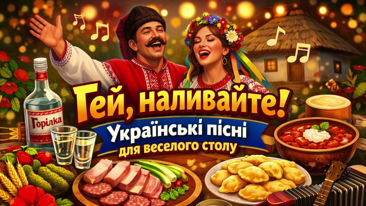 Гей, наливайте!Українські пісні для веселого столу|Нові хіти 2026!