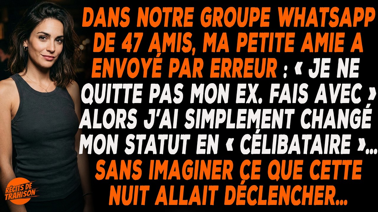 J’entends Ma Petite Amie Dire Dans Notre Groupe : « Je Ne Quitte Pas Mon Ex. Fais Avec. »