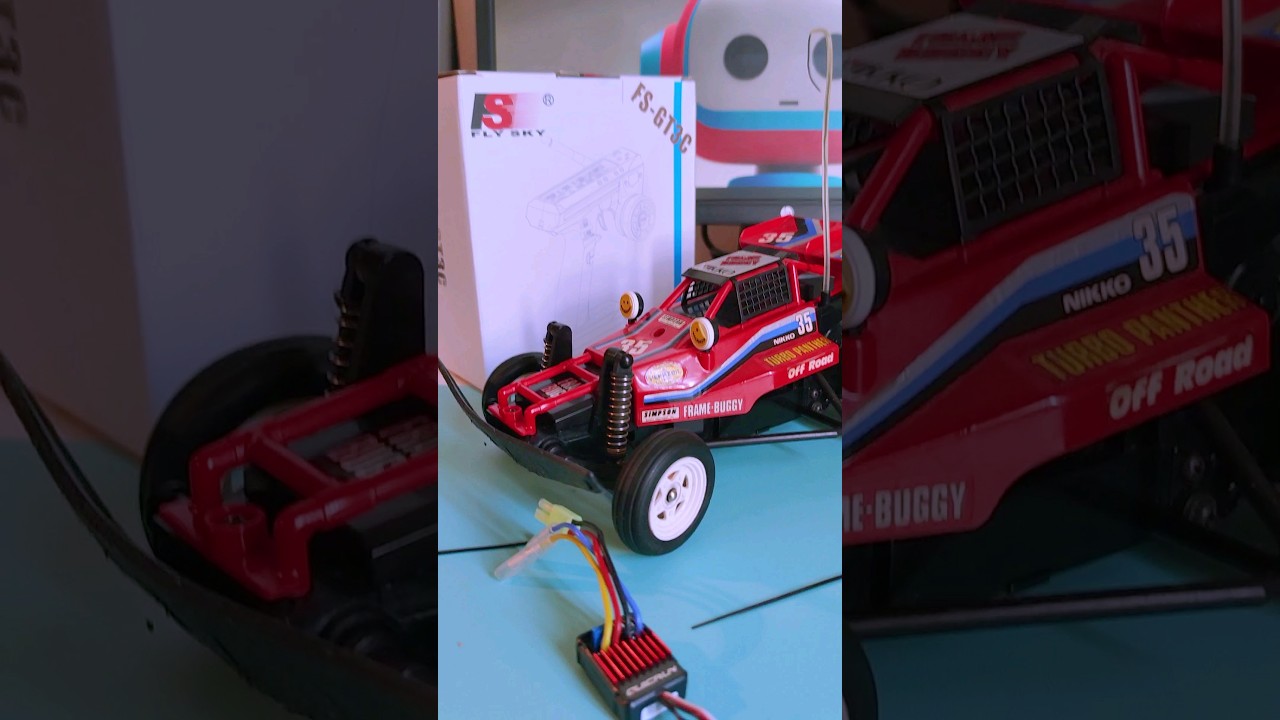 Do you love '80s? Restore/fix your vintage rc car (Nikko Turbo Panther) 💣💣💣