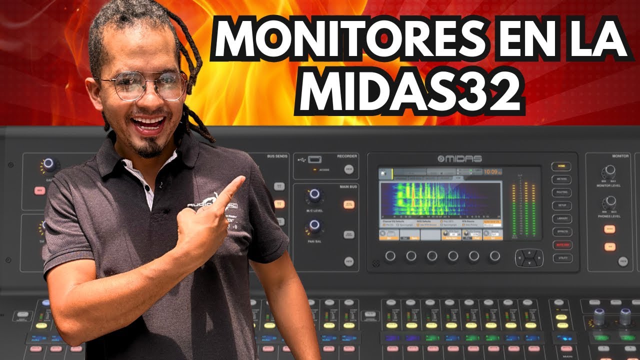 COMO ENVIAR MONITORES EN LA MIDAS 32 / TUTORIAL RÁPIDO Y SENCILLO 🔥