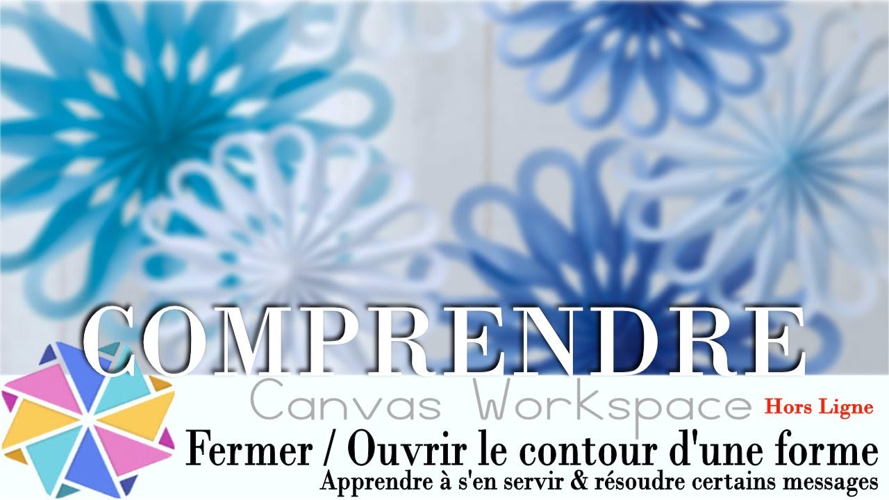 Canvas Workspace, Fermer & Ouvrir le contour d'une forme