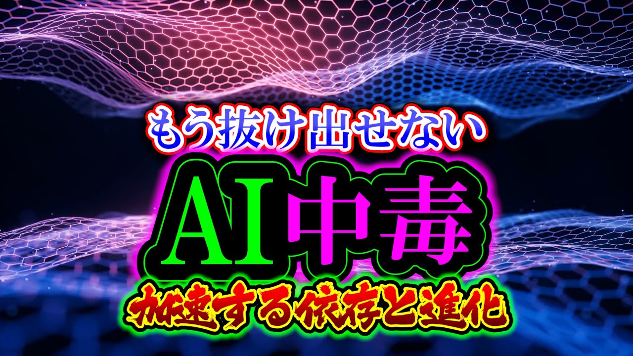 AI中毒「加速する依存と進化が止まらない」もう抜け出せない