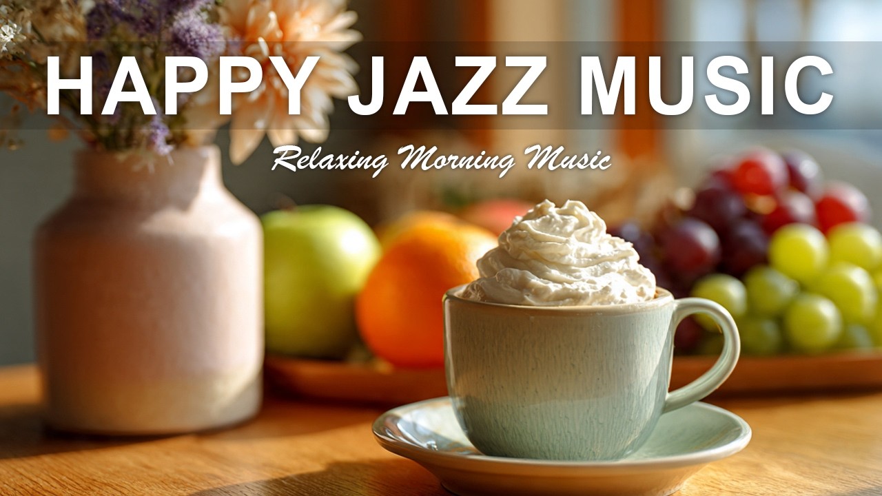 Happy Jazz Music ☕ Natural Coffee Jazz - Smooth & Relaxing Jazz for Work, Study & Sleep