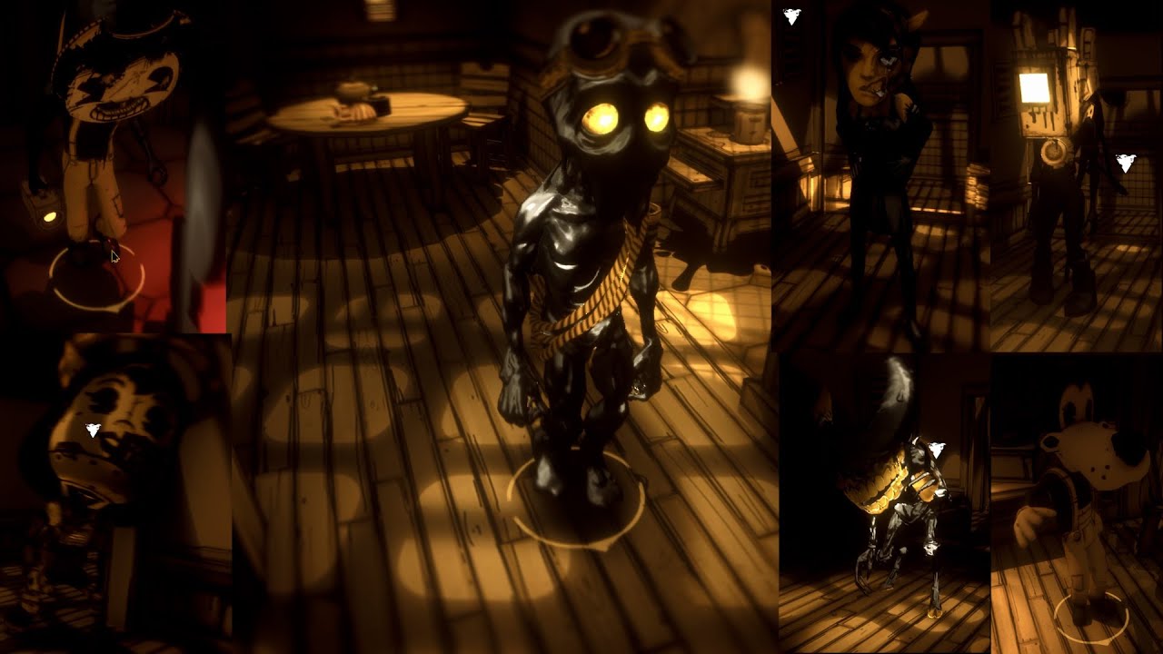 Bendy Lone Wolf With ALL BIGHEAD or Bonehead Characters