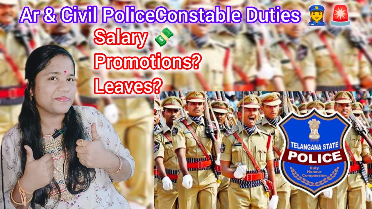 TS Police AR & Civil Constable Duties?👮&zwj;♀️🚨#2024 Salary?🤔Leaves? Promotions?#tslprb#police #polic...