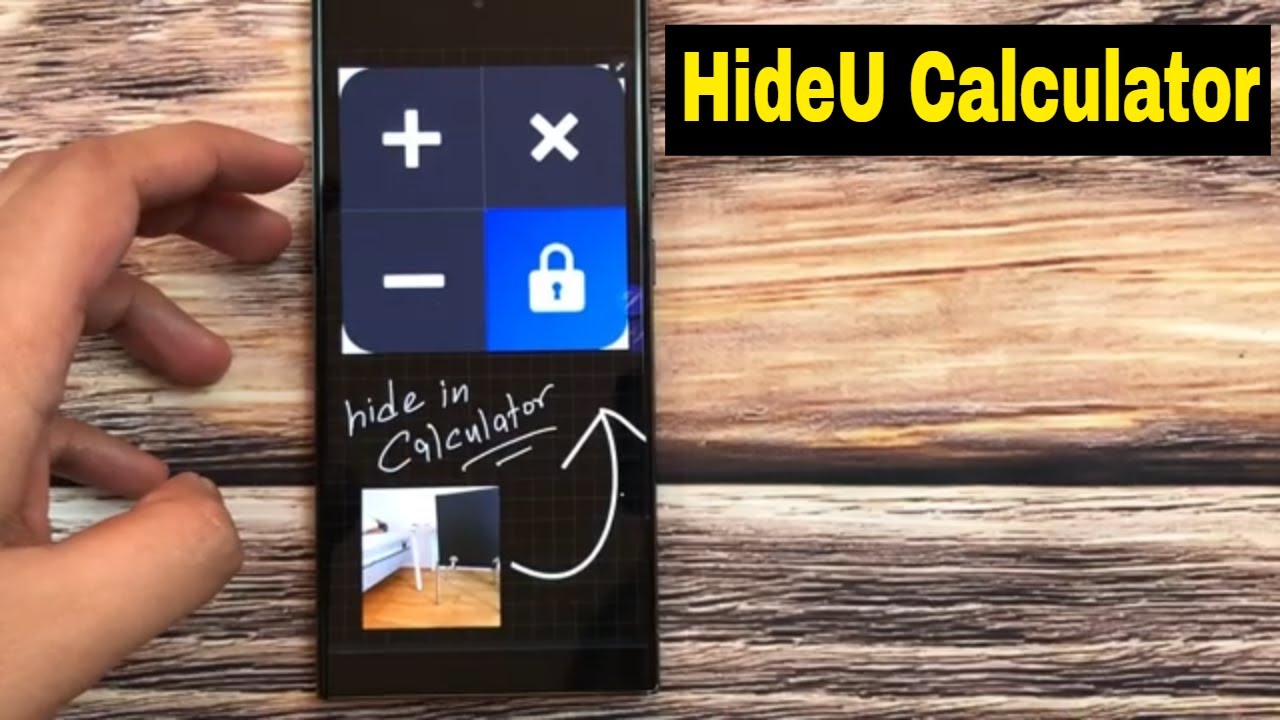 How to Hide Photos and Videos in HideU Calculator Lock App