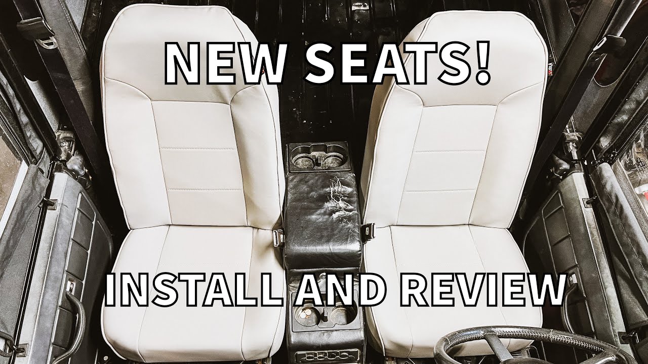 Rugged Ridge Jeep Wrangler YJ Seat Install and Review - New Seats on a Budget