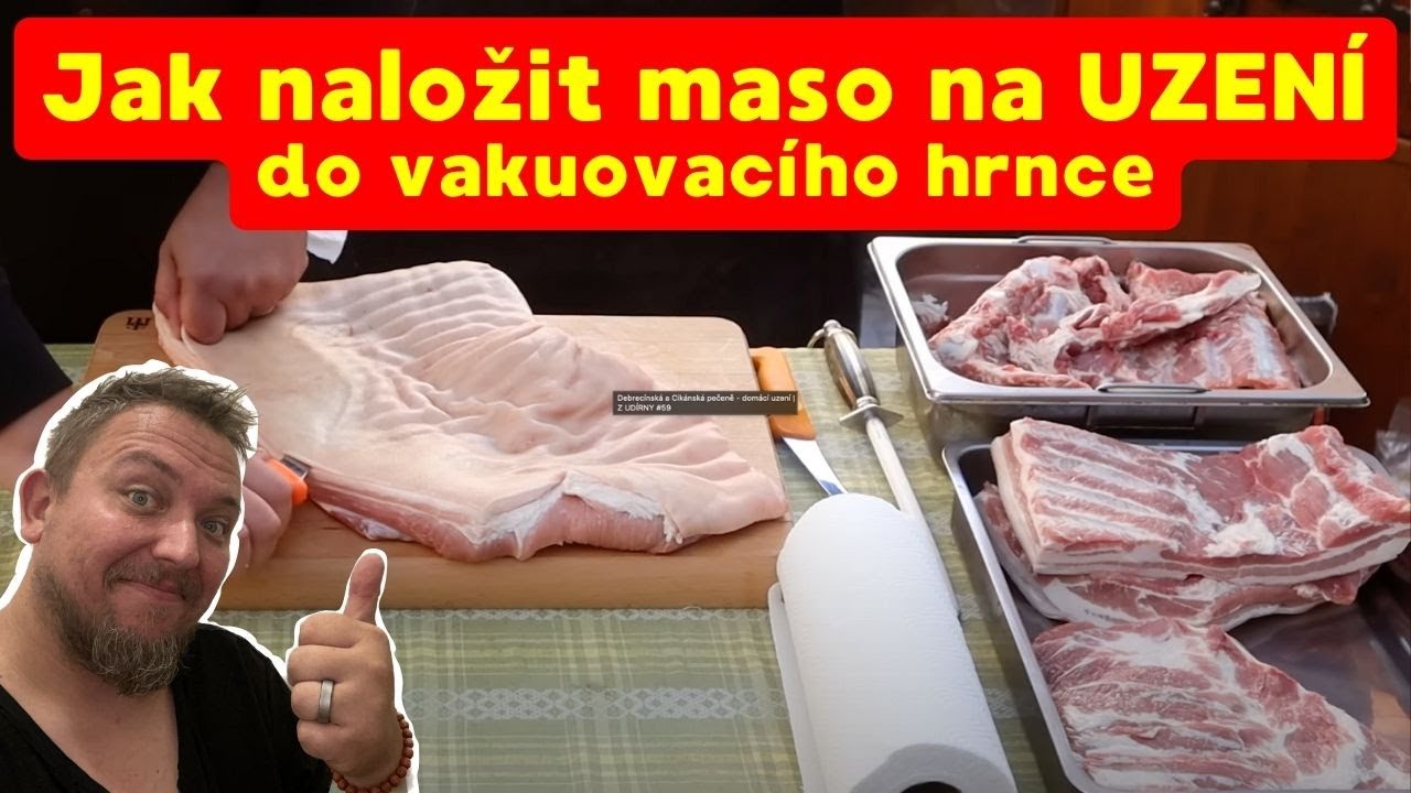 Jak naložit maso na UZENÍ do vakuovacího hrnce | Z UDÍRNY #56