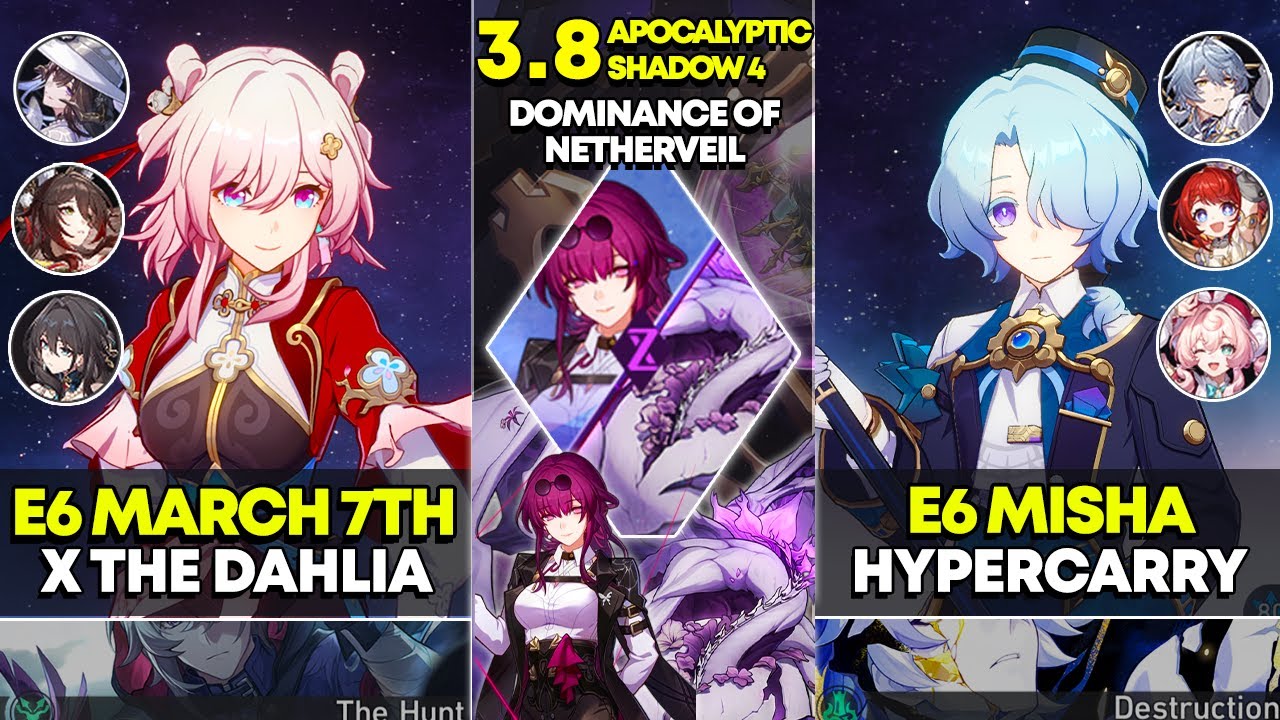 E6 7 marca x The Dahlia i E6 Misha Hypercarry | Apocalyptic Shadow 4 | Honkai Star Rail 3.8
