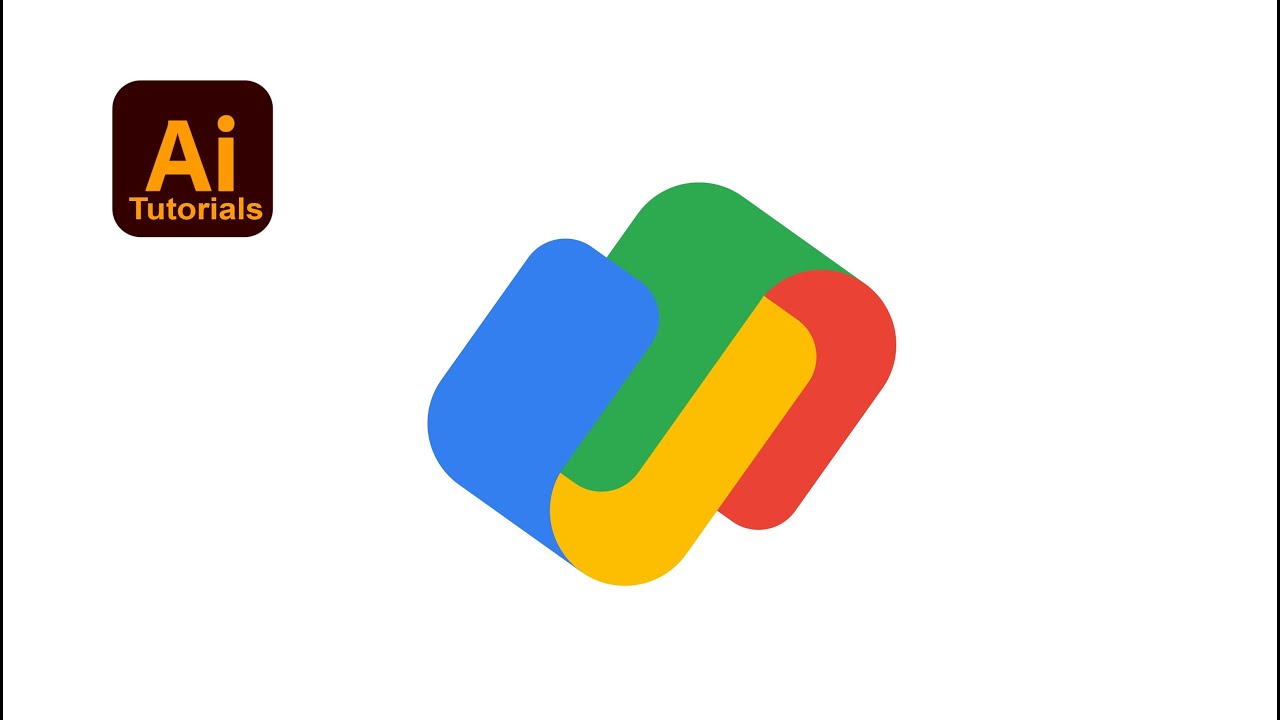 How To Create Google Pay (GPay) Logo in Five Minutes| Adobe Illustrator Tutorial |