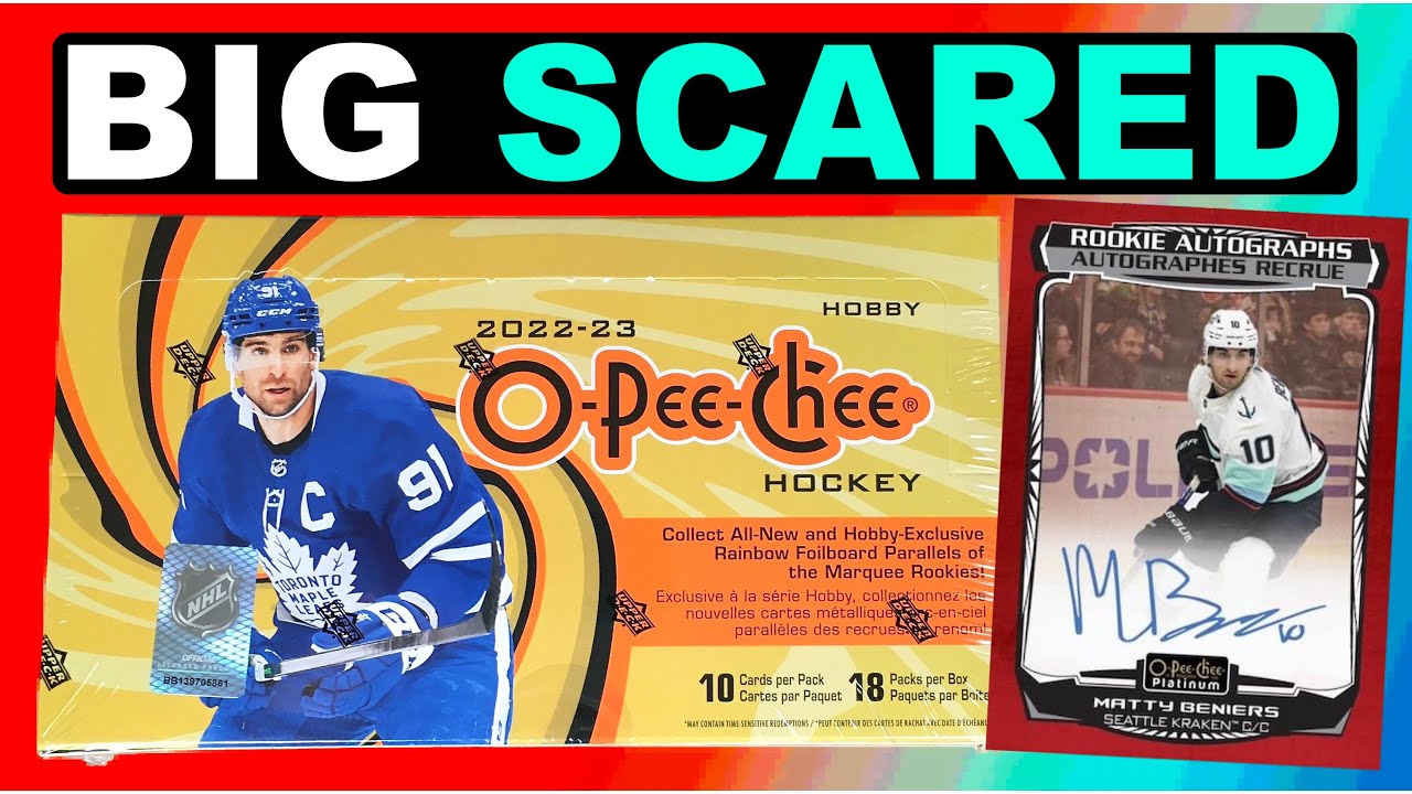 This is VERY CONCERNING - 2022-23 O-Pee-Chee Hockey Hobby Box Break #2