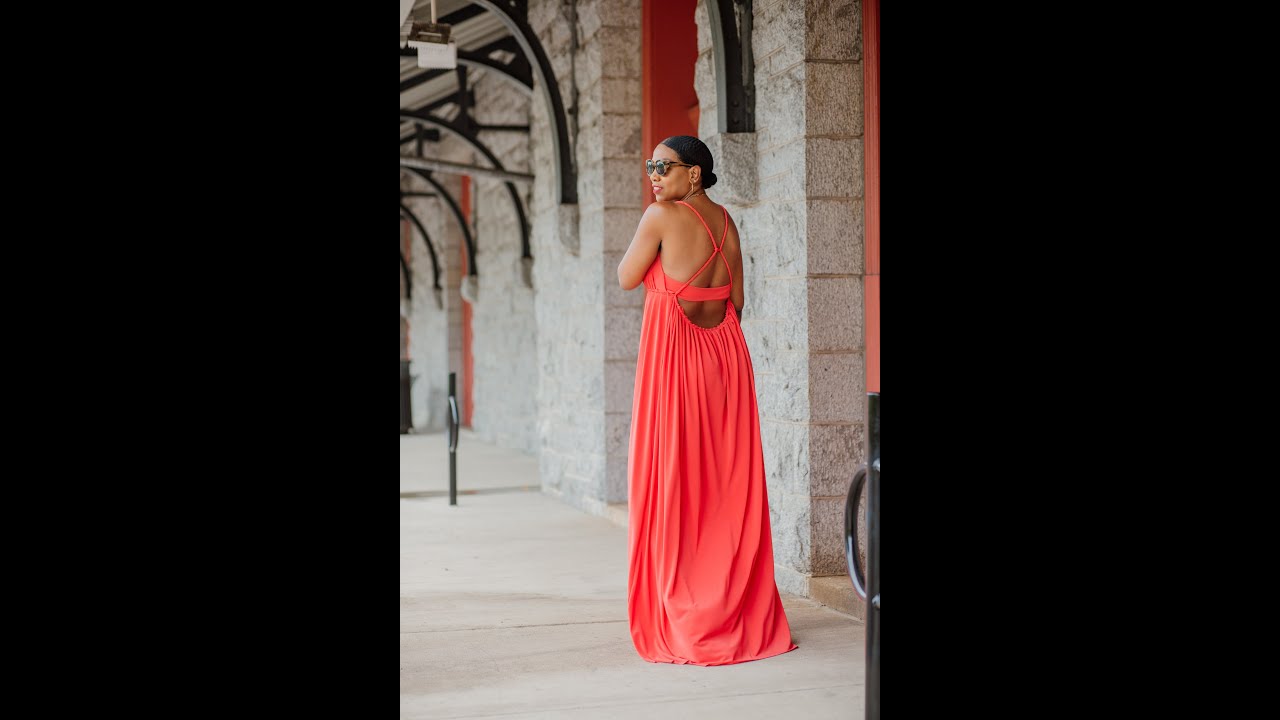 DIY Strappy Maxi Dress