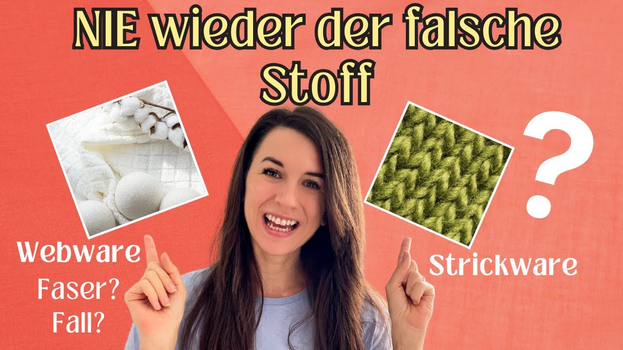 Kleidung nähen - Vermeide diese Fehler bei der Stoffwahl