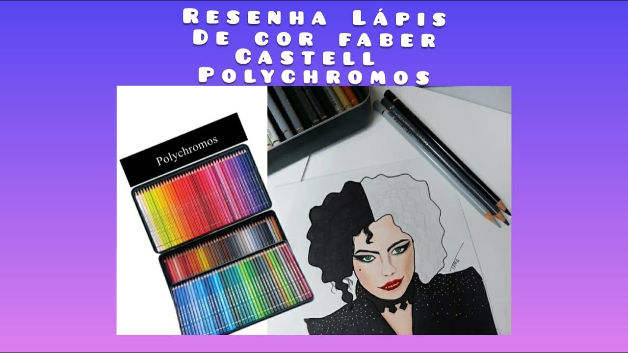 RESENHA Lápis de Cor Polychromos Faber Castell 120 cores | Profissional