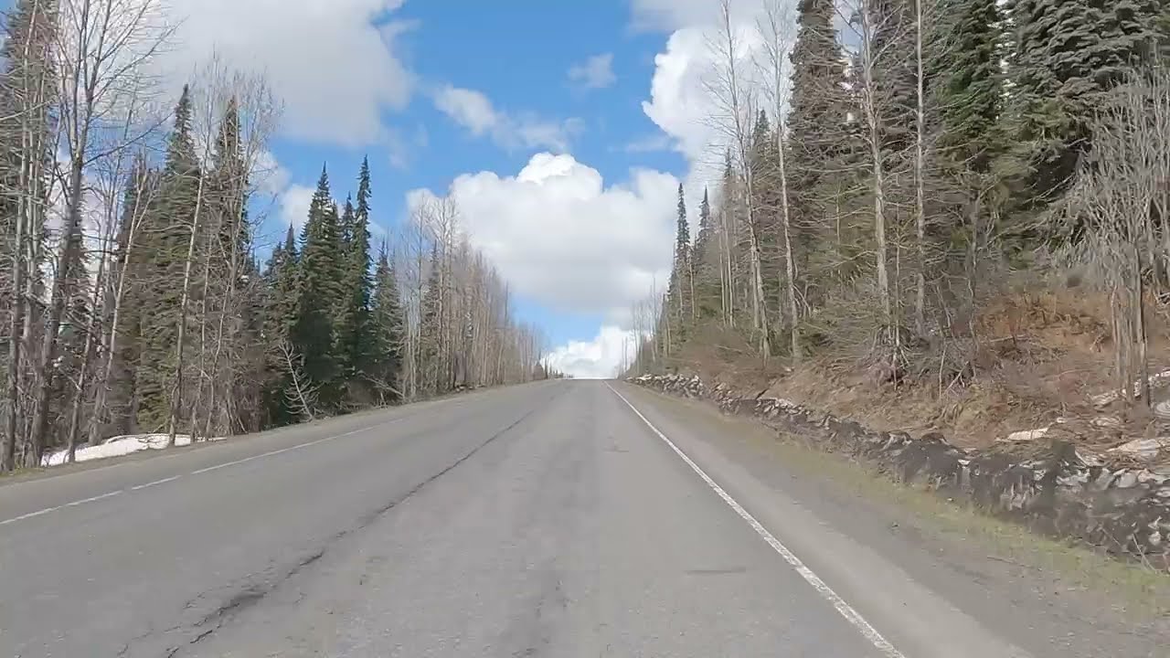 Beautiful Northern British Columbia - Driving to DEASE LAKE BC Canada on Highway 37