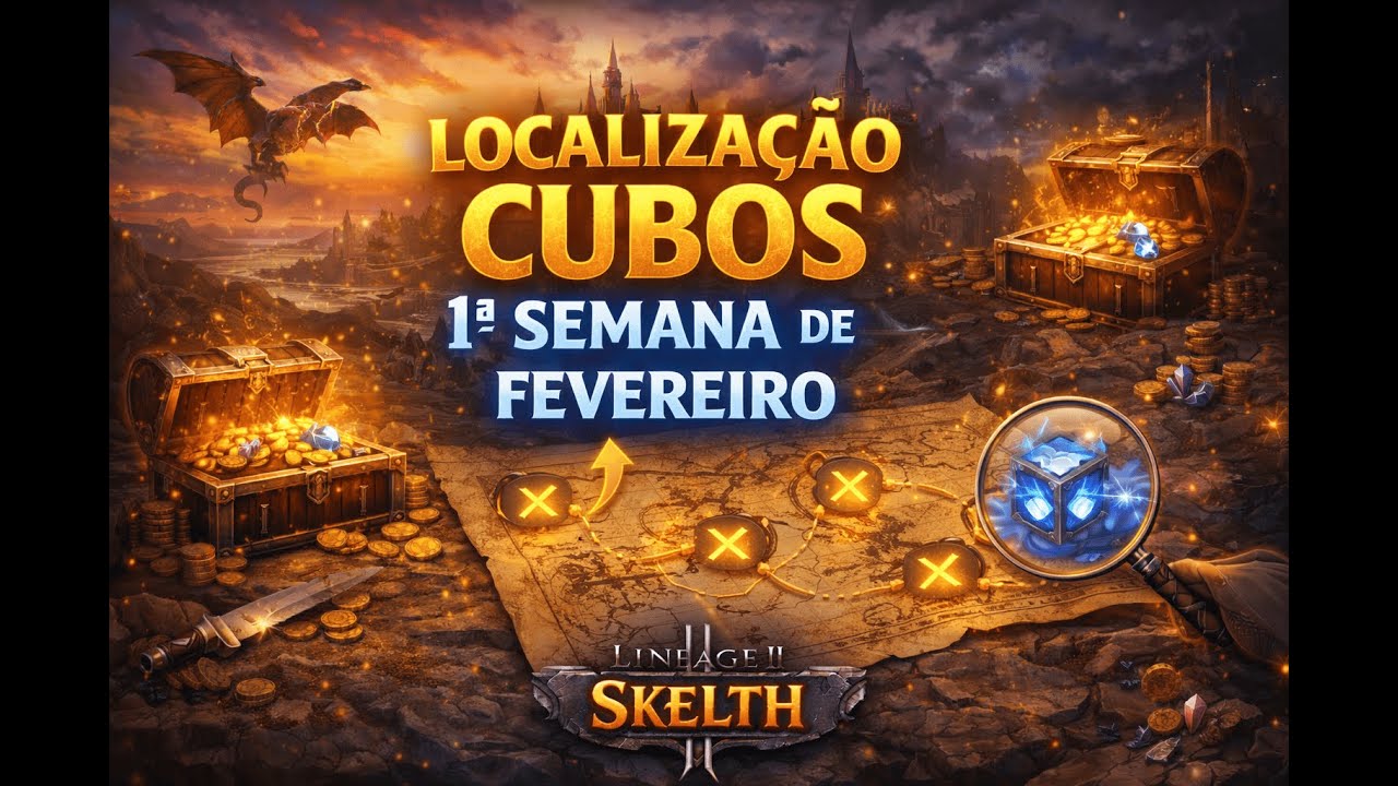 Localização dos cubos Skelth (1 semana de fevereiro)