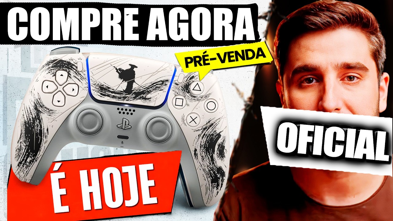🔴 O RESTO DE NÓS - COBERTURA OFICIAL DUALSENSE GHOST OF YOTEI BLACK EDITION
