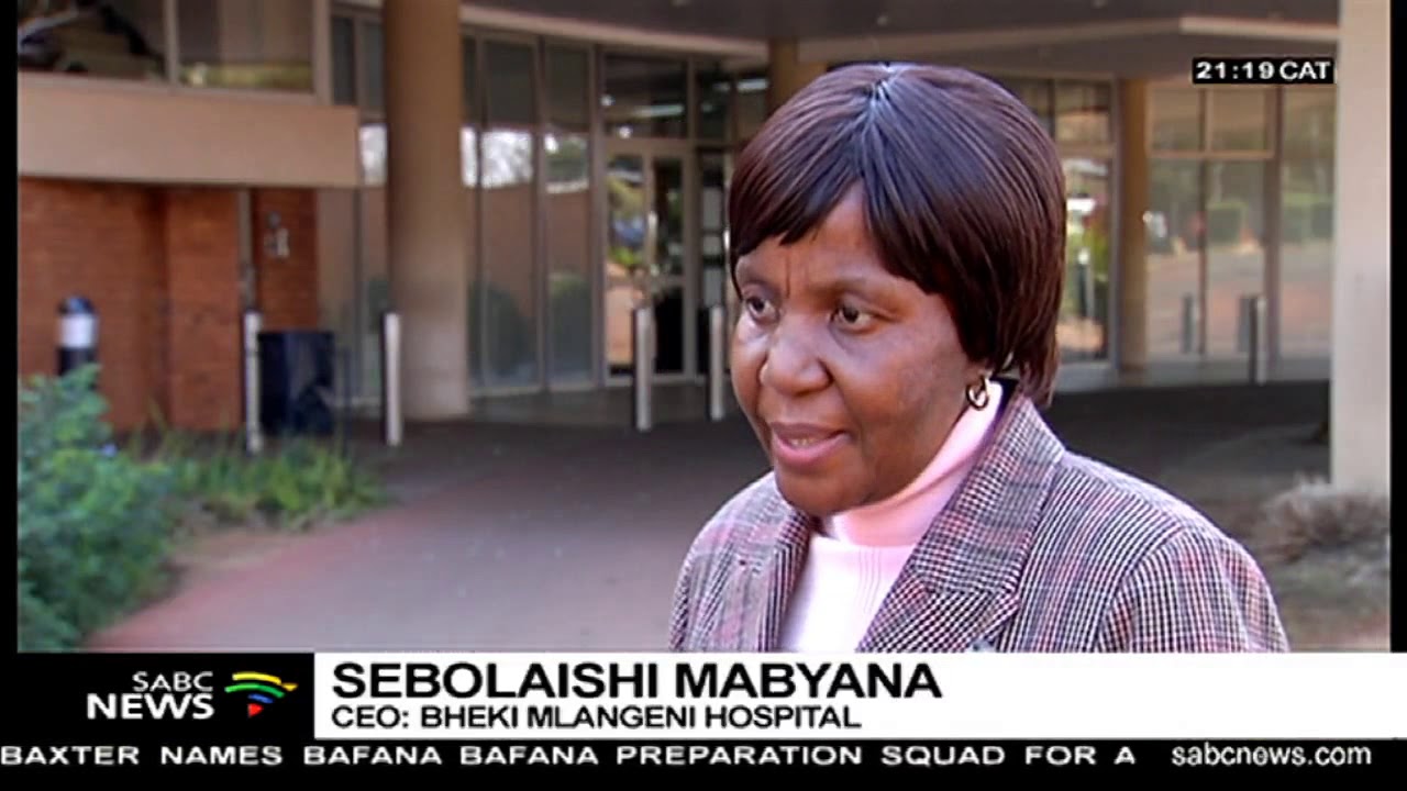 Bheki Mlangeni Hospital fire investigated