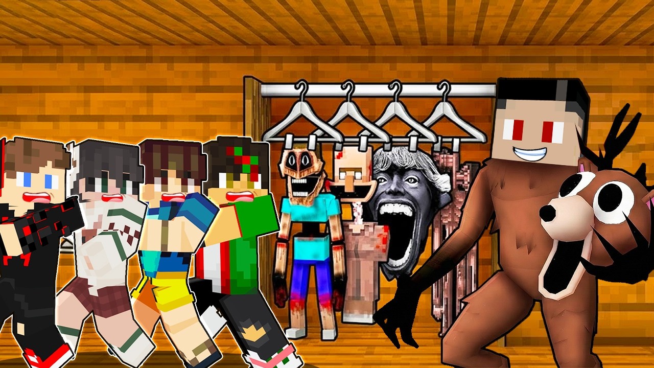 I Can SHAPESHIFT Into SCARY MONSTERS to PRANK my Friends in Minecraft!