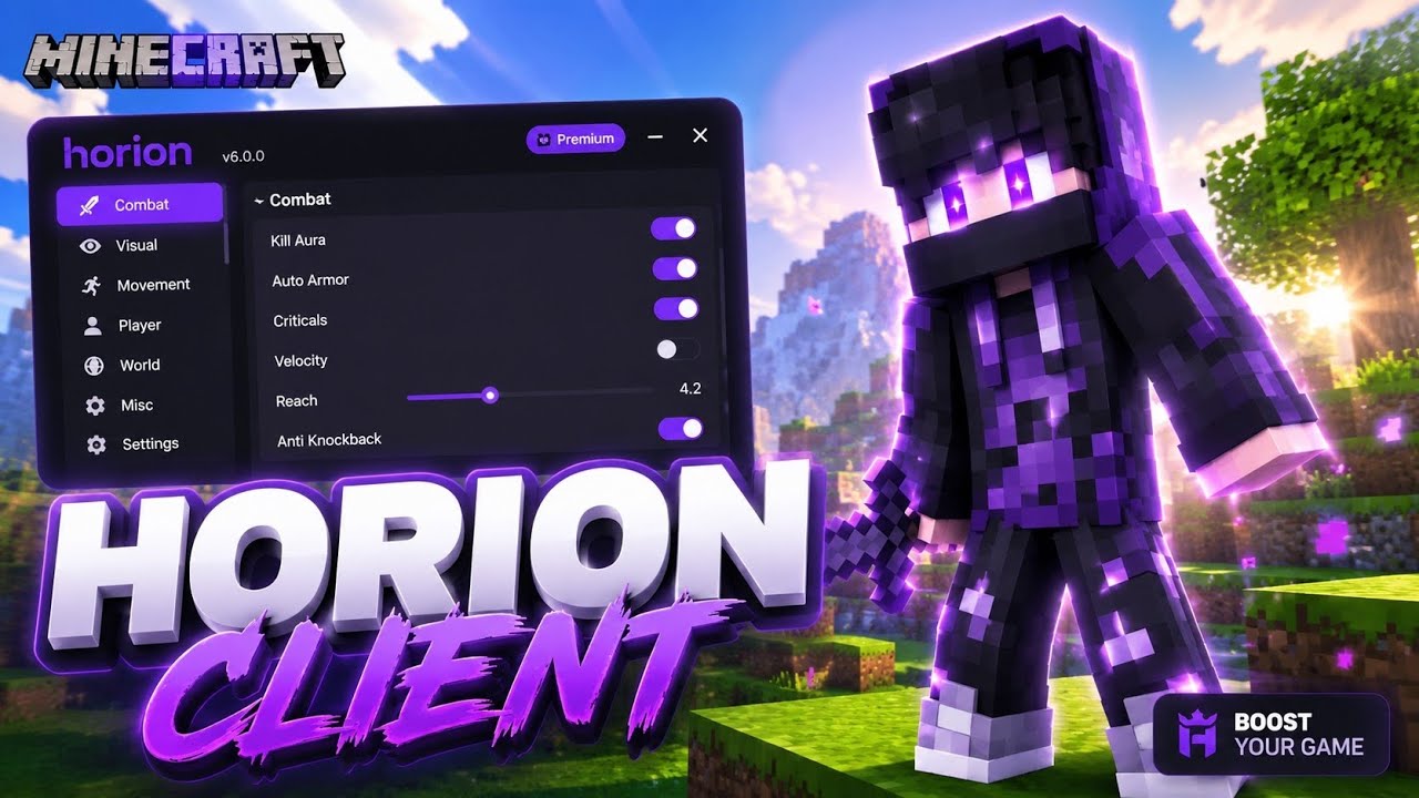 Horion Client 26.24 - Minecraft Bedrock Hacked Client - MCBE Hack Download