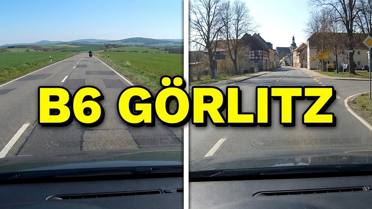 🚙👀Auf der B6 Richtung Görlitz #roadview