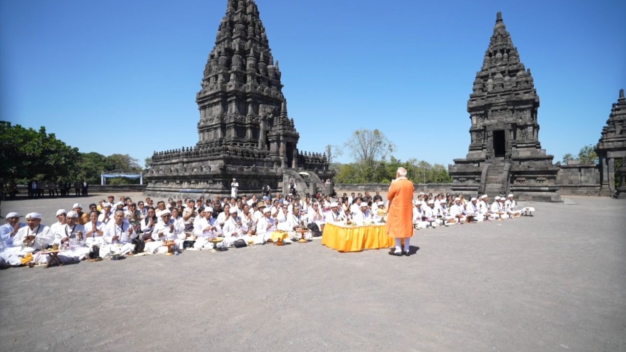 Yogyakarta welcomed PM Modi with magical warmth! 🇮🇳 🇮🇩