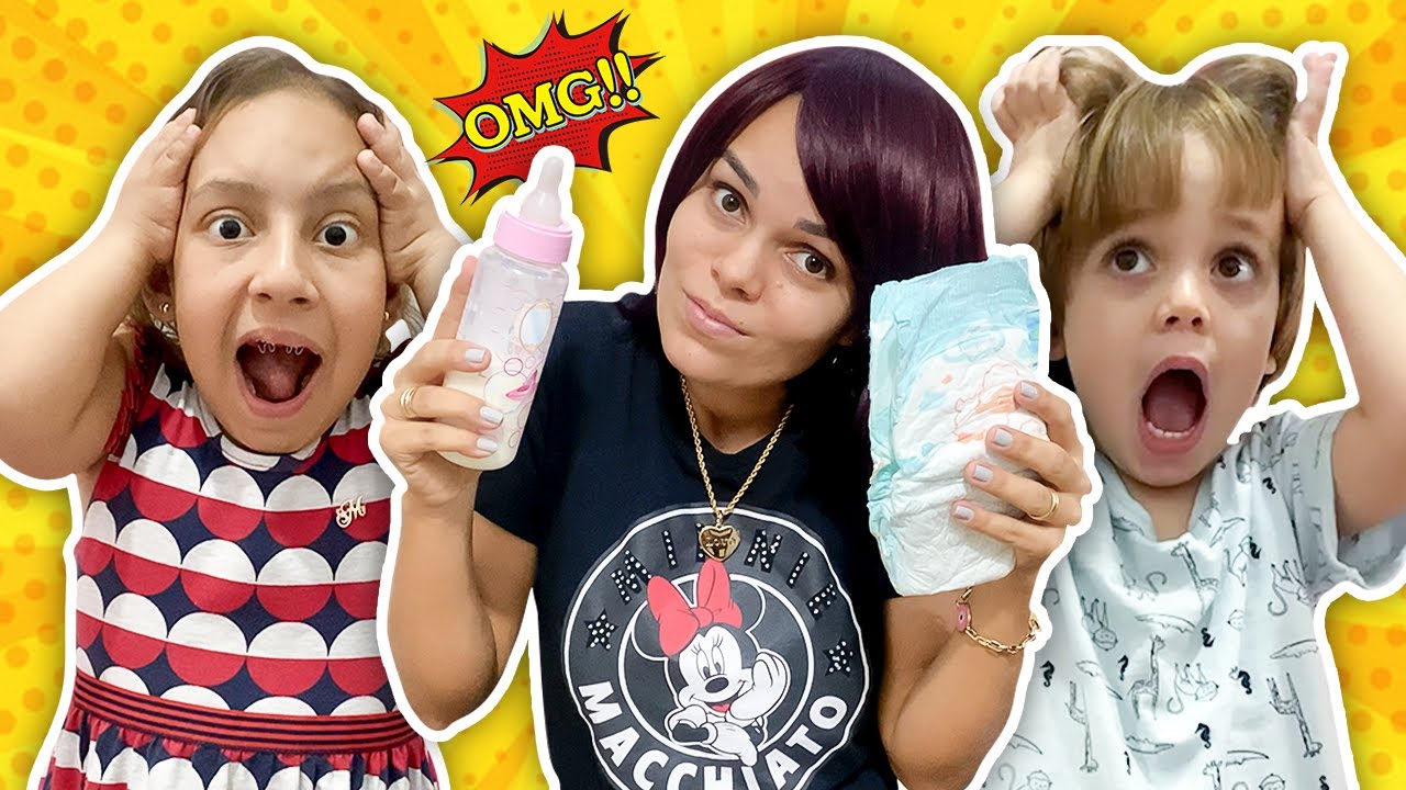 Maria Clara, Rafael e NOVA BABÁ ESQUISITA (história engraçada para crianças) - Família MC Divertida