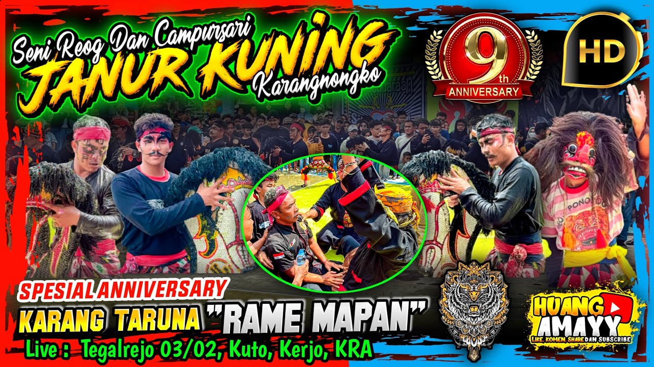 SPESIAL ANNIVERSARY RAME MAPAN‼️ JANUR KUNING FEAT JK MUSIK || TEGALREJO, KUTO, KERJO, KARANGANYAR 