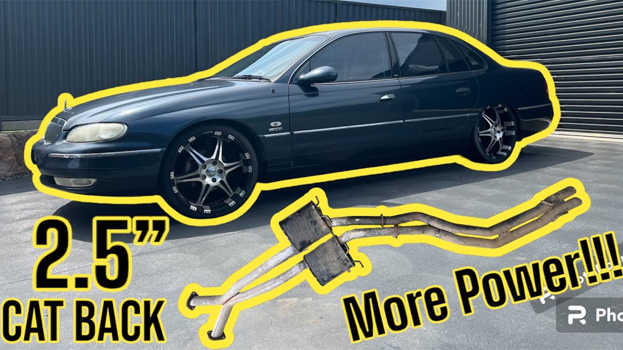 2.5” cat back exhaust install - LS1 commodore statesman caprice vt vx vy vz wh wl wk WM wn Holden